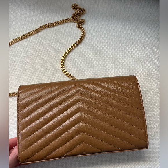 Authentic YSL Monogram Large Wallet on Chain - Picture 9 of 10